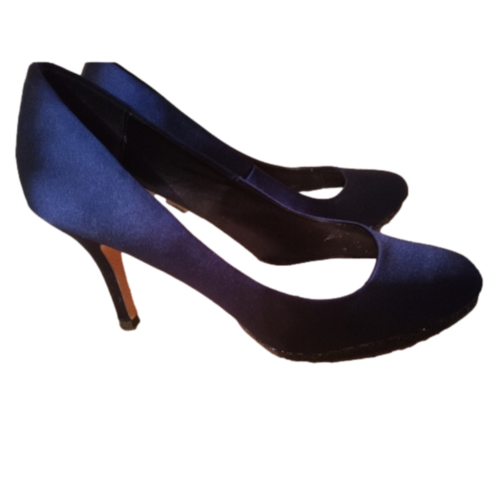 Essence Menbur Satin Blue shoes - Picture 3 of 10